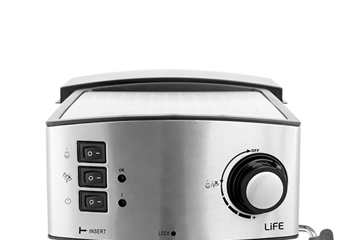 Απεικονίζεται η καφετιέρα